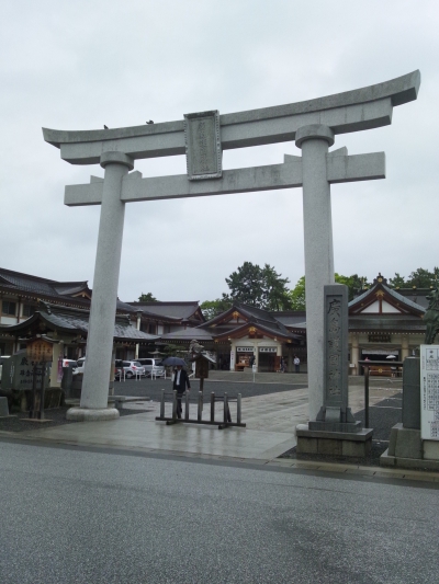 英霊の眠る場所。身の引き締まる空気がありますね。広島護国神社の鳥居